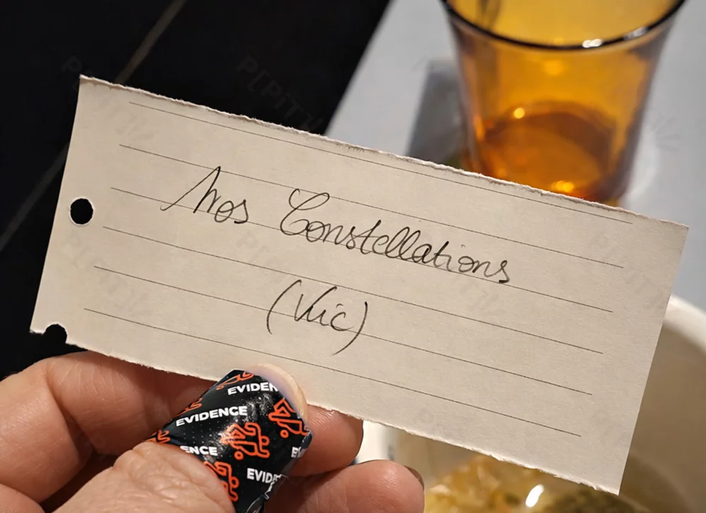 Bout de papier de Victoria